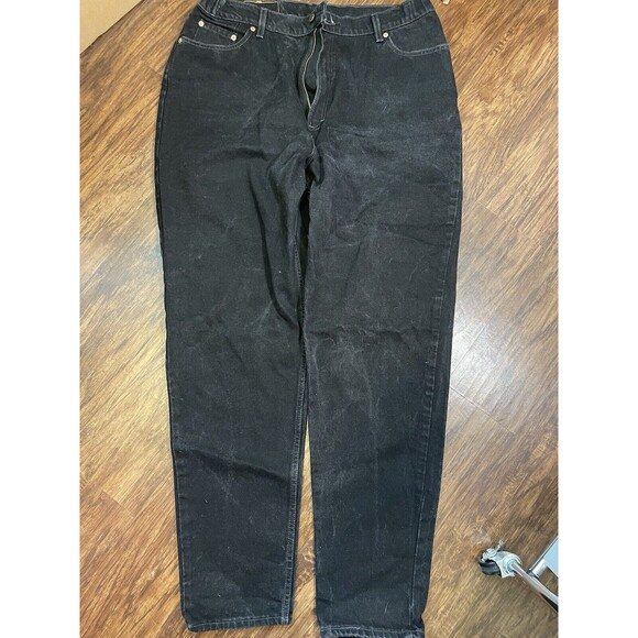 Levi's Black Straight Leg Jeans - Picture 2 of 7